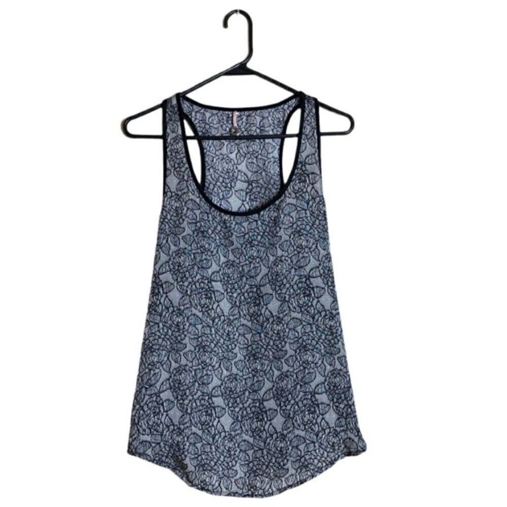 ROBIN K. Floral Tank Top - Size Small
